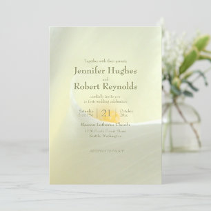 Elegant White Calla Lily Danke Aufkleber