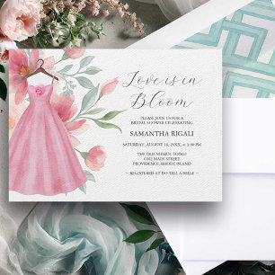 Pink & Sage Blue Bridal Dusche Einladungen online