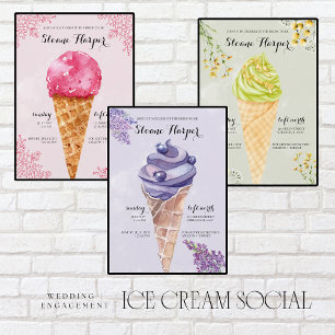 Pistachio Ice Creme Social Welcome Vinyl Banner