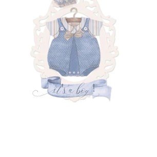 Royal Prince Es ist eine Baby-Dusche Einladung