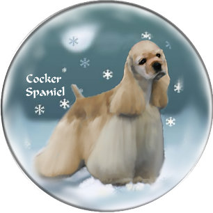 Cocker spaniel-Weihnachtsgeschenke Feiertagskarte