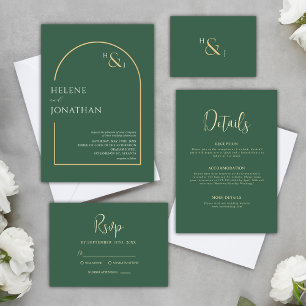 Formal Elegante Minimalistisch Moderne Hochzeit Save The Date