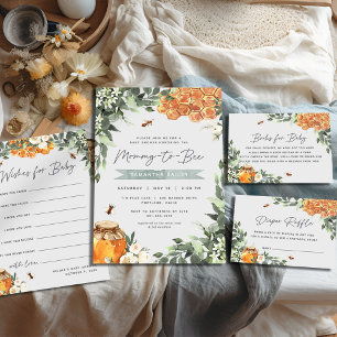 Orange Blossom Honey Bee Books for Baby Begleitkarte