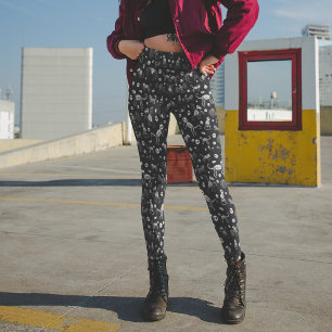 Farboptionen für Halloween-Tierskelette Geschenkpapier