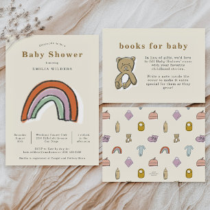Baby Hinterns Illustration Baby Shower Einladung