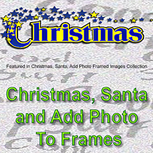 Weihnachten und Bäume Fotos hinzufügen Quadratischer Aufkleber