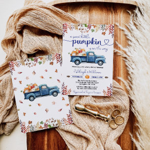 Little Pumpkin Boy Babydusche Windelwanne Begleitkarte