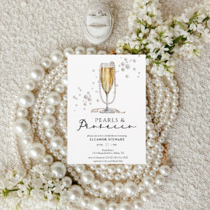 Elegantes Brautparty Watercolor Einladung