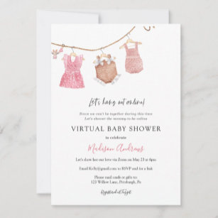 Einladung für die Dusche von Classic Baby
