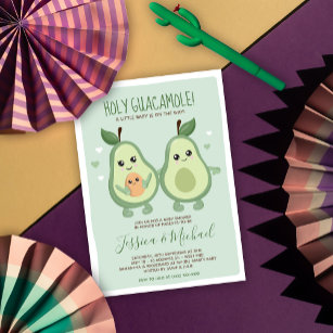 Kawaii Avocado Bücher für Baby Begleitkarte