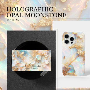 Imitate Holographic Opal Moonstone Gold Butterfly Case-Mate iPhone Hülle