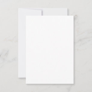 Flache Einladung, Größe: 8,89 cm x 12,7 cm, Papier: Matt, Umschläge: Weiß