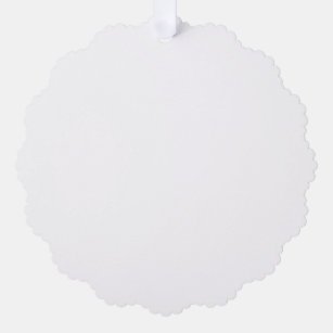 Papierornament Ausführung: Muschelförmig, Papier: Superfine Eggshell, Umschläge: Weiß