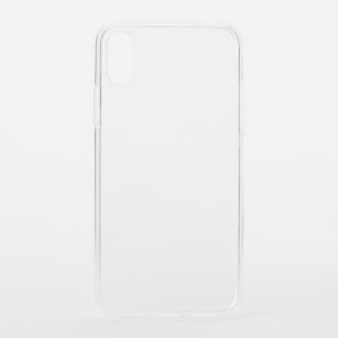 Gestaltbare Apple iPhone XS Durchsichtiger Bumper