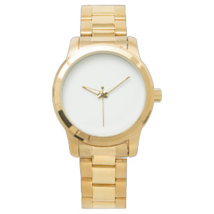 Übergroße goldene Unisex Armbanduhr Uhr