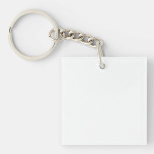 Acryl-Schlüsselanhänger, Quadrat (doppelseitig)