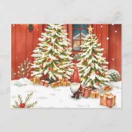 Svensk tomte. Jul kort Postkarte