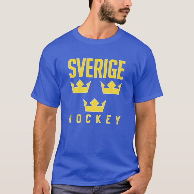 Sverige Hockey T-Shirt (Vorderseite)
