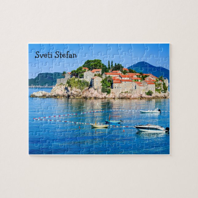 Sveti Stefan Montenegro Puzzle (Horizontal)