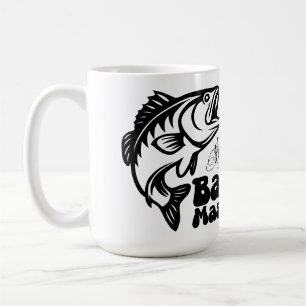 SVG Benutzerdefinierter Bass Master Angeln Kaffeetasse
