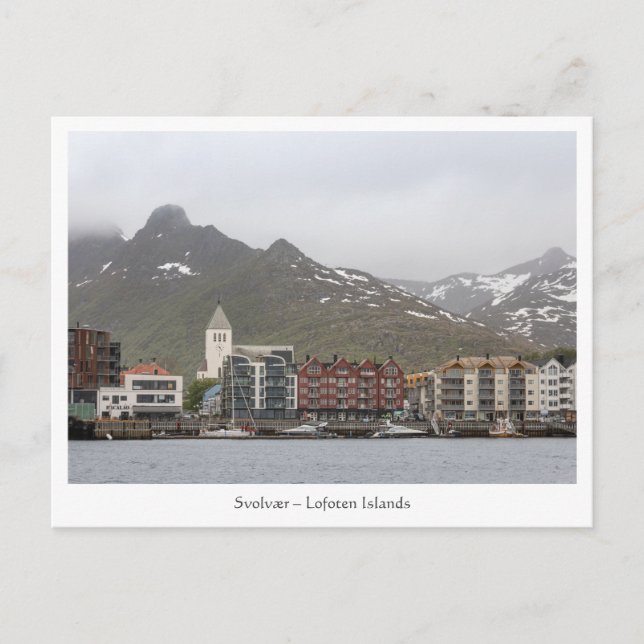 Svolvaer Lofoten Inseln Postkarte (Vorderseite)