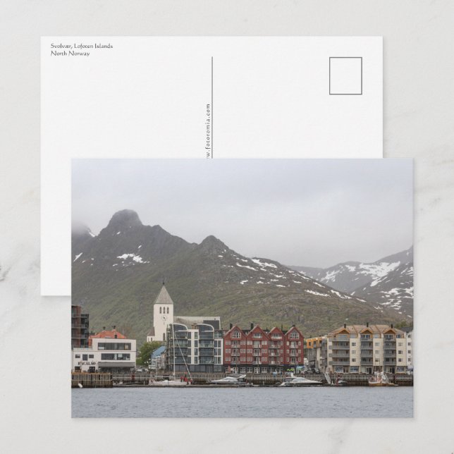 Svolvaer Lofoten Inseln Postkarte (Vorne/Hinten)