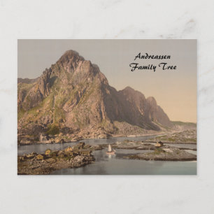 Svolvaer, Lofoten, Nord-Norge, Norwegen Postkarte