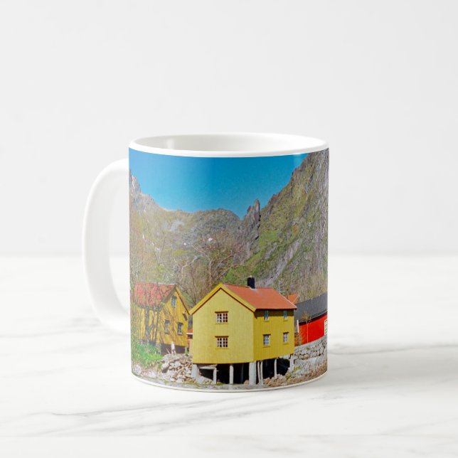 Svolvaer, Norwegen Kaffeetasse (Vorderseite Links)