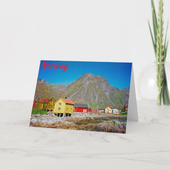 Svolvaer, Norwegen Karte (Vorderseite)