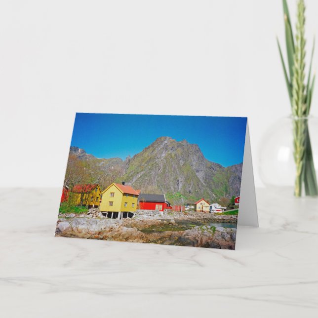 Svolvaer, Norwegen Karte (Vorderseite)