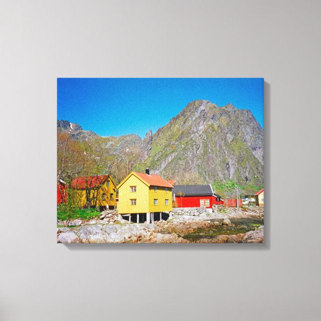Svolvaer, Norwegen Leinwanddruck (Vorderseite)