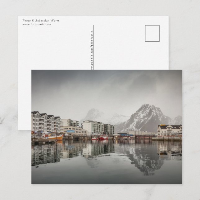Svovaer Lofoten Norwegen Postkarte (Vorne/Hinten)