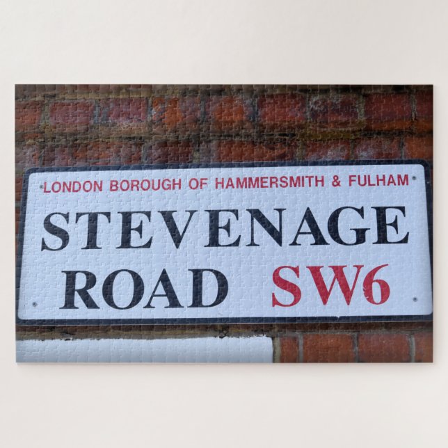 SW6 Stevenage Road - Fulham - London - 8x10 inch Puzzle (Horizontal)