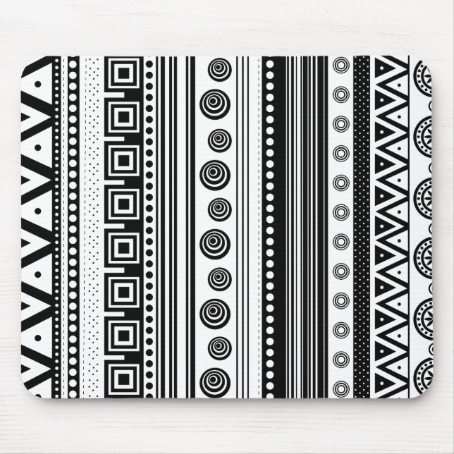 SW dekorative Aztekentextur Mousepad (Vorne)