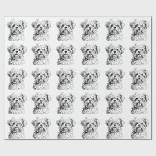 SW Hund Geschenkpapier