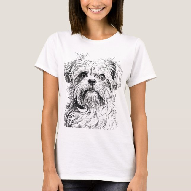 SW Hund T-Shirt (Vorderseite)
