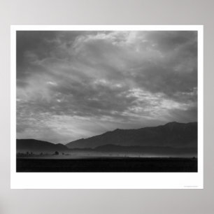 SW über Manzanar, Staubsturm 1943 Poster