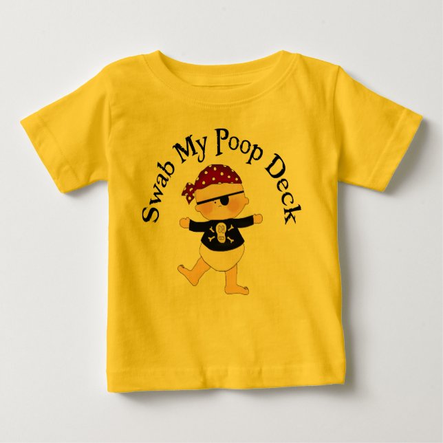 Swab mein Kack Deck Baby T-shirt (Vorderseite)