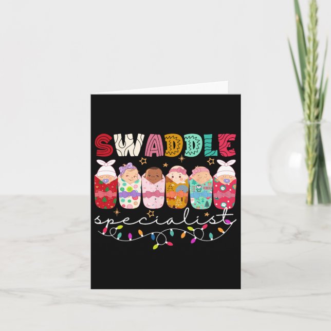 Swaddle Specialist Nicu Mutter Elf Xmas Match Karte (Vorderseite)