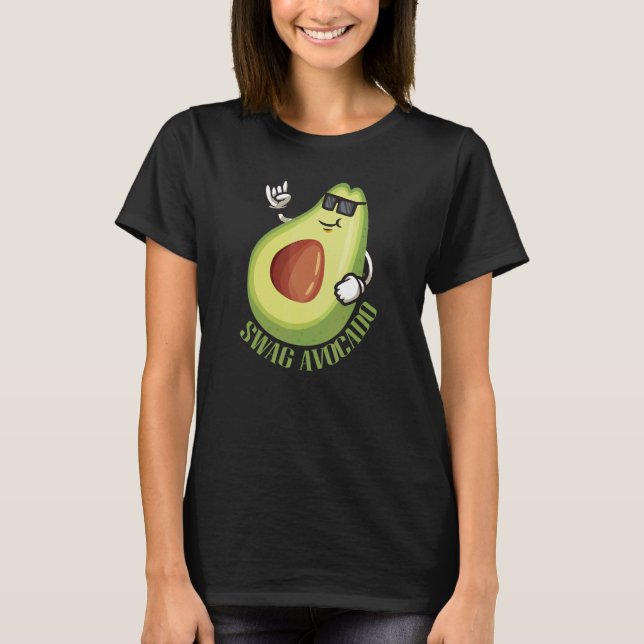 SWAG Avocado guacamole vegan T-Shirt (Vorderseite)