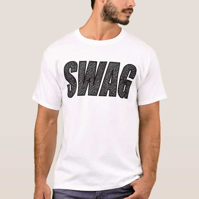 Swag-Elefant-Druck-T-Shirt T-Shirt (Vorderseite)