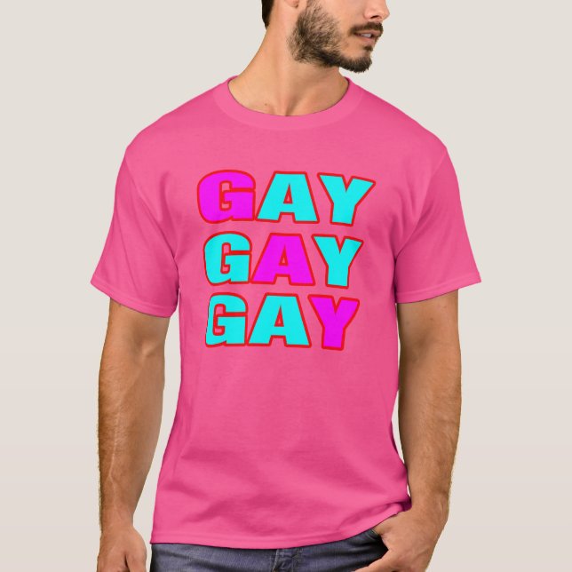 Swag Gay Stil. Sei stolz. T-Shirt (Vorderseite)