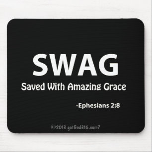 SWAG-gotGod316.com-Schrift Mousepad