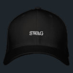 Swag Hat Cap Bestickte Baseballkappe<br><div class="desc">Material: 98 % Acryl; 2% SpandexCare Instruktionen: In der Waschmaschine kalt waschen. Chlourin-Bleichmittel,  falls erforderlich. Im Trockner bei mittlerer Temperatur trocknen. Bügeln Sie nicht Dekorationen/Anpassungen.</div>