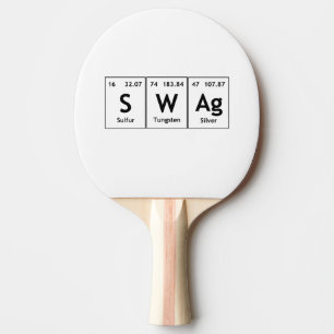 SWAg Periodisches Tabellenelement Word Chemical Sy Tischtennis Schläger