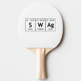 SWAg Periodisches Tabellenelement Word Chemical Sy Tischtennis Schläger