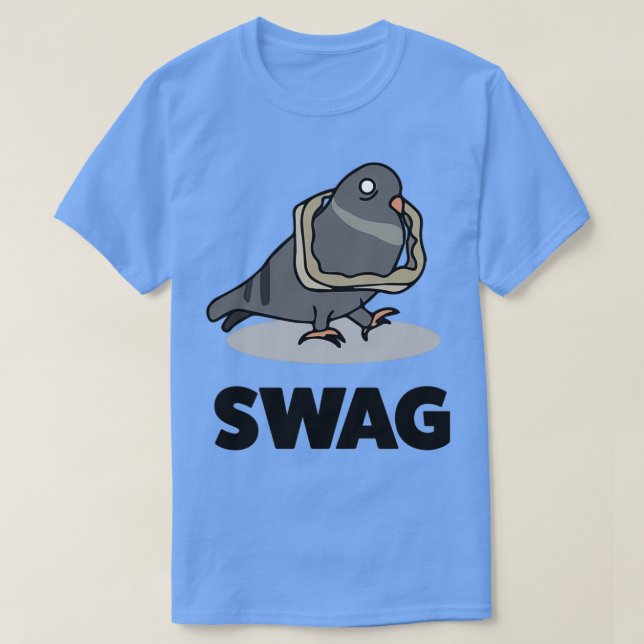 Swag Pigeon T-Shirt (Design vorne)