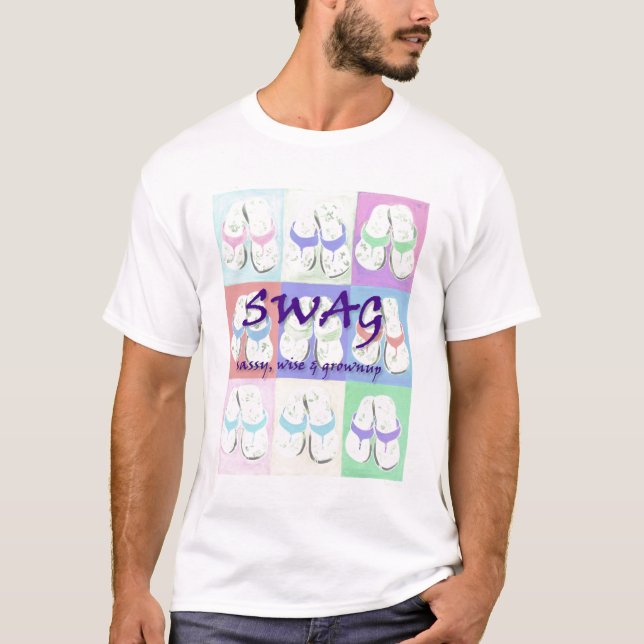 SWAG Purzelbaum-T-Shirt in den Pastellen T-Shirt (Vorderseite)