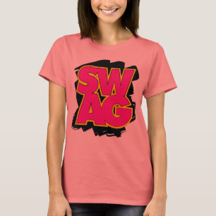 SWAG - Rosa u. Gelb T-Shirt