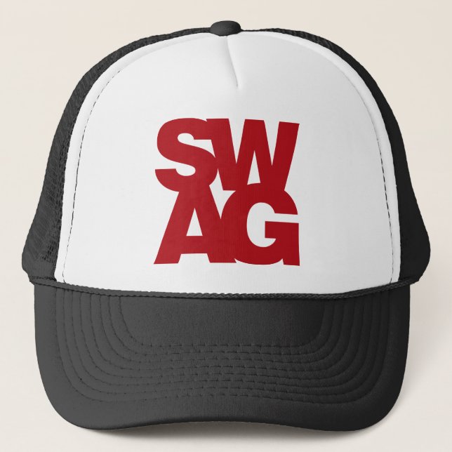Swag - Rot Truckerkappe (Vorderseite)